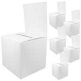 6 Pcs Donation Lottery Box Office 30.00X15.00X15.00CM White V1369-AZ3-W-15806