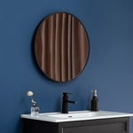 80cm Round Wall Mirror Bathroom Makeup Mirror by Della Francesca V63-831481