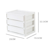 Storage Drawer Multi Layers Stackable Dustproof Desktop Storage Box Organizer for Student Dormitory V1294-YM0703-3117230084712