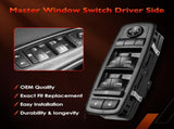 Master Power Window Switch Driver Side Front Left Door Control Button,Fits 20162022 Ram 1500 2500 V1258-DP02-WO-222