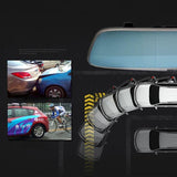 720P Dual Channel Car Black Box With 5 Ips Touch Screen Rear View Mirror PRL-6539SMC