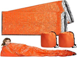 4x Outdoor Emergency Thermal Waterproof Sleeping Bag Camping Survival Bivvy Sack V1188-ONEFD72-00324-1