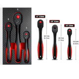 72 Tooth Ratchet Wrench Driver Quick-Release Socket Wrench 9.5Mm Fangkenuo Black V1189-LWWAL-20260327-04122