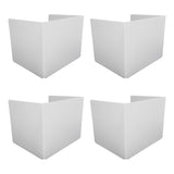 4pcs Classroom Privacy Shields Easy to Clean Quick Installation Plastic Desk Divider Boards for V1294-YM0901-3117230280611