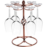pc Wine glass rack, Wine glass rack with wine glass drying rack, holds 6 wine glasses V1237-ZY-203-3893