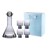 Glass Set Retro Thick Glass Water Pitcher Large Capacit Bedside Water with Water Cup V1294-YM0716-230103YF10-3