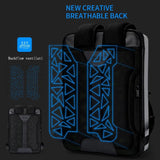 Men Gaming Backpack - Double-Layer Hard Shell - Black PRL-5009922060DBT