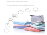 Grey Luxury 6-Piece 100% Cotton Towel Set - 2 Bath Towels, 2 Hand Towels, 2 Face Towels V888-ELOSUNG16786