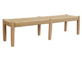 Kelly Loom Oak Bench V199-BE125RTKLNI