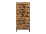 6 Tier Tall Bookshelf, Rustic Brown V1127-AU-CS03-BRN