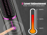 Cordless Hair Straightener Brush, 2 In1 Anti-Scald PTC Heat Comb 5200mAh Electric Straightening Comb V1366-AZ2-W-06352