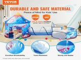 3 in 1 Kids Play Tent with Tunnel for Boys, Girls, Babies and Toddlers, Royal Blue Color Rocket V767-VVR-PPSDZPX3DHJ0CMQ25V0