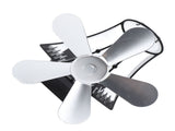 Magnetic Wall Mounted Fireplace Fan Silent Operation 5 Blade Heat Powered Wood Stove Fan Log Wood V1294-YM0901-3114230124113