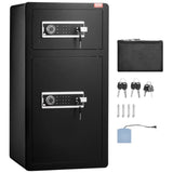 VEVOR Double Door 5.5 cu.ft Safe Box with Key Lock Password Cabinet Black V952-LMBXXLS5567CW705UV9
