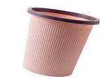 Trash Bin Plastic Exquisite Modern Garbage Container Can for Bathroom Kitchen Living Room Large Pink V1294-YM0710-3117230371814
