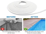120'ft Pool Liner Lock for In-Ground and Above Ground Pools, Roll Swimming Pool Liner Bead Lock V1369-AZ3-W-11428