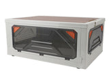 Foldable Stackable Storage Bins Multipurpose Large Capacity Plastic Storage Box with Lids for V1294-YM0901-3117240235411