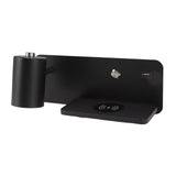 LED Wall Light USB Interface Wireless Charging LED Wall Lamp for Living Room Bedroom 85265V Black V1294-YM3119220151214-0421