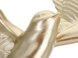 Golden Resin Bird Wall Sculpture Realistic 3D Hanging Pendant Home Decor V1192-AZ-W-27619