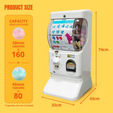 Gachapon Capsule Toy Vending Machine Collectible Gacha Dispenser WHITE V274-TOY-KN-MD105WT