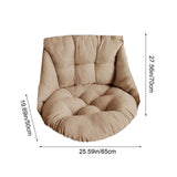 Swing Egg Chair Outdoor Indoor Hanging Chair Thickened Hanging Basket Seat V1366-AZ2-W-12594