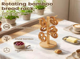 Pretzel Holder Stand with 360&deg Rotating Base Large Capacity and Space Saving for Home Kitchen V1366-AZ2-W-14988