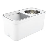 Mop Bucket with Wringer Set 360&deg Rotating Cleaning Mop with 2 Microfiber Pads for Hardwood Tile V1294-YM0901-3113250025811