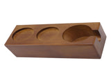 Coffee Filter Tamper Holder Beech Environmental Protection Coffee Tamper Station Base for Home Bar V1294-YM0717-3118220188211