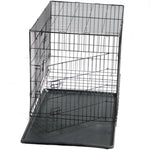 YES4PETS 42' Collapsible Metal Dog Puppy Crate Cat Rabbit Cage With Divider V278-CR42WDIVIDER