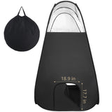 Large Spray Tan Tent, Quick Setup Portable Booth with Clear PVC Window, Foldable Spray V1192-AZ-W-18440