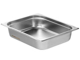 8 Pack Hotel Pans, 1/2 Size Anti-Jam Steam Pan with Lid, 0.8mm Thick Stainless Steel Steam Table V952-12BCCPBXG8JTGXJ0JV0