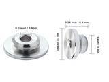 51Pack Cable Railing Kit 3.2mm Wheel Protector Sleeves, Bundle with Black Invisible 3.2mm Swage V952-CLHT51JYS000TOHGMV0