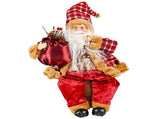Santa Decoration Cute Image Santa Figurines Doll Toy Holiday Style Tabletop Santa Ornament for Party V1294-YM0901-3115240088511