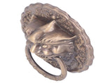 Door Knocker Brass Material 2 Sided Installation Heavy Duty Pull Bronze Chinese Antique Door Pull V1294-YM0523-3114220008811