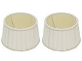 Fabricshade Beige Silver Edge Craft European Style Simple Shade for E14 Screw Candlestick V1294-YM0710-3119210205011
