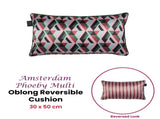 KAAT Amsterdam Phoeby Multi Reversible Oblong Filled Cushion 30cm x 50cm V442-HIN-CUSHION-PHOEBY-MULTI-RE