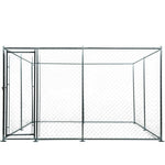 4x4m Dog Enclosure Kennel Large Chain DOgs Cat Cage Pet Animal Fencing Run Outdoor Fenced Playpen V219-PETDGENTPA448