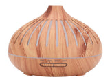 Essential Oil Diffuser Humidifier with Colorful Lights Wood Grain Quiet Remote Control Auto Shut Off V1294-YM0901-3113240306312