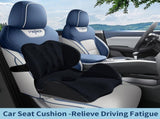 Memory Foam Seat Cushion & Lumbar Support Pillow Set Ergonomic Office Chair & Car Seat Pad for V888-ELOSUNG54379