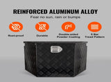 Trailer Tongue Box, Aluminum Alloy Diamond Plate Tongue Box Tool Chest, Heavy Duty Trailer Box V952-TCGJXLHJHS29XG563V0