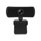 Full HD 1440P Webcam USB Mini Computer Camera Built-in Microphone Flexible Rotatable for Desktop V1294-YM0901-H33533