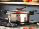 Multi Use Stainless Steel Pressure Cooker Nonstick with Ergonomic Handles V1366-AZ2-W-22957