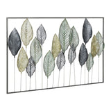 Artiss Metal Wall Art Hanging Sculpture Home Decor Leaf Tree of Life Framed MWA-FR-LEAF-01-BU