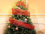 Clearance 4 Rolls Poly Burlap Deco Mesh 10 Inch Wide Decorative Ribbon Wrapping Home Door Wreath V1189-LWWAL-20260325-00348