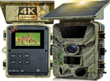 4K 60MP Black Solar Trail Camera with Night Vision and Wi-Fi Connectivity V178-59103