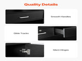 Reception Desk, 1200 x 480 x 1100 mm Rectangular Front Counter Table, Office Reception Counter with V952-YBQTJX3CDCCJ3IW3IV0