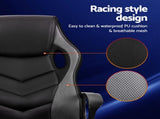 Artiss Gaming Office Chair Computer Chairs Grey OCHAIR-H-GAME-GY