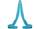 Aerial Silk & Yoga Swing, 10 m Length, Aerial Yoga Hammock Kit with 100gsm Nylon Fabric, Full V952-DCK10X28MQLSMTBOTV0