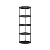 5 Tier Floor Standing Caddy Corner, Bathroom Shelves Stand Rack, Organizer, Plastic V1369-AZ3-W-09548