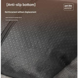 Grey Paw print pattern S Size 40x30cm Car pet bed -Oxford Linen Removable Washable Non-Slip Sofa Bed V888-ELOSUNG53913